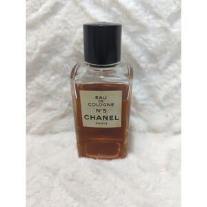 Vintage 1970s Chanel No 5 Splash Perfume Cologne 2oz